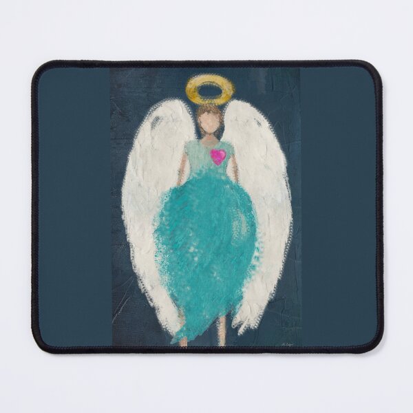 Item preview, Her Heart Heavenly Spiritual Angel Art designed and sold by Sharon Cummings Art.