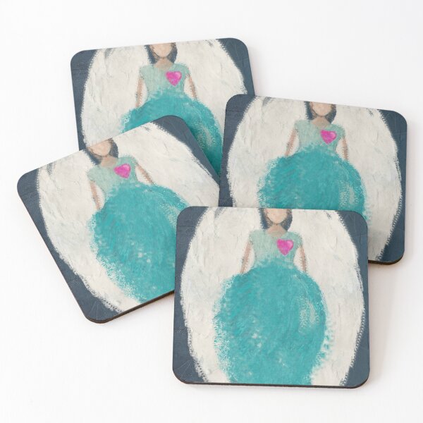 Item preview, Her Heart Heavenly Spiritual Angel Art designed and sold by Sharon Cummings Art.