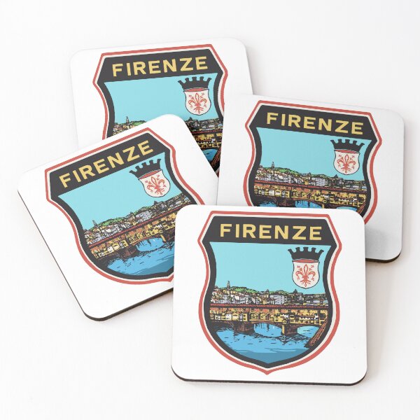 Aperçu de l'œuvre Autocollant décalcomanie Firenze Italie créée et vendue par Decal Mania.