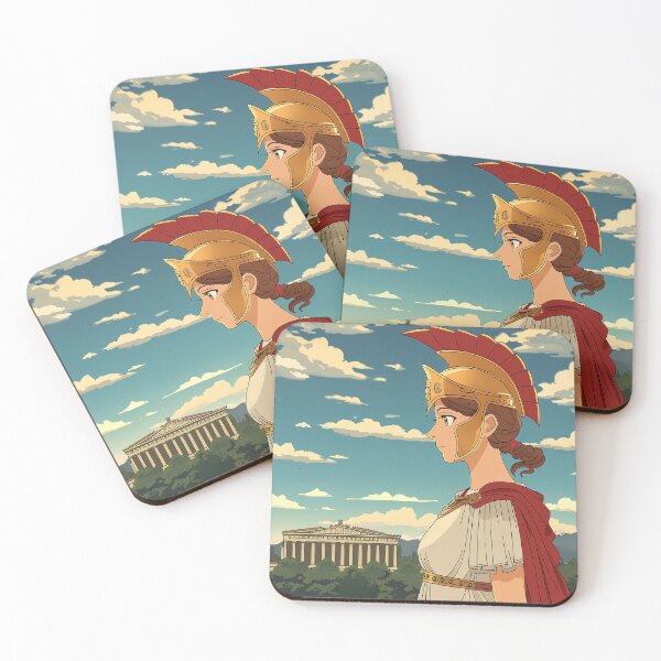 Item preview, Athena, Greek deity | Anime style designed and sold by ComicsFactory.