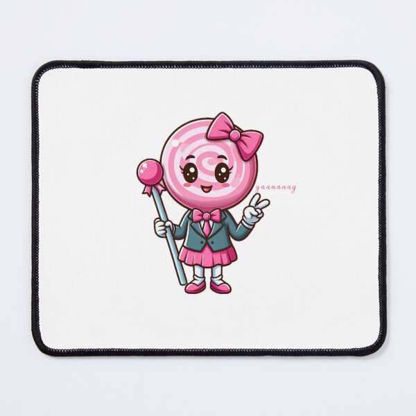 Item preview, "Adorable Pink Lollipop Cartoon" designed and sold by nada-art.