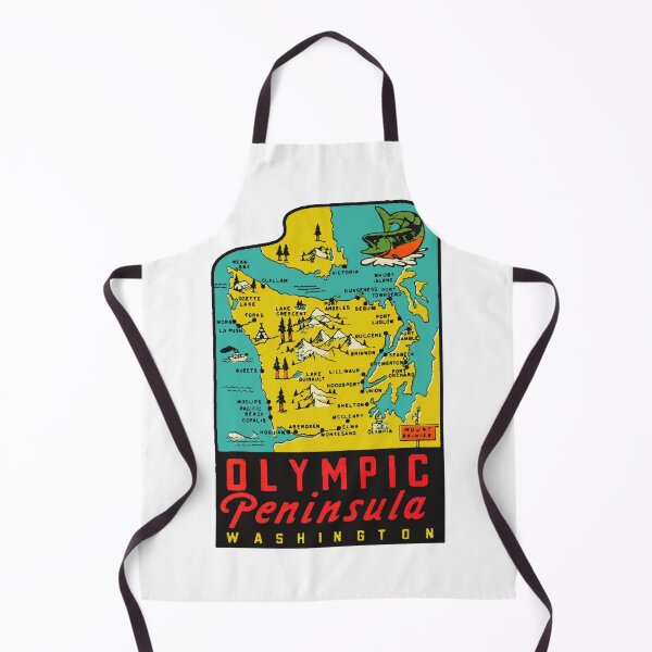 Item preview, Olympic Peninsula Washington Decal Sticker designed and sold by Decal Mania.