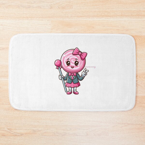 Item preview, "Adorable Pink Lollipop Cartoon" designed and sold by nada-art.