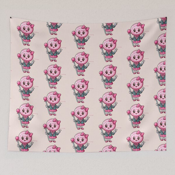 Item preview, "Adorable Pink Lollipop Cartoon" designed and sold by nada-art.