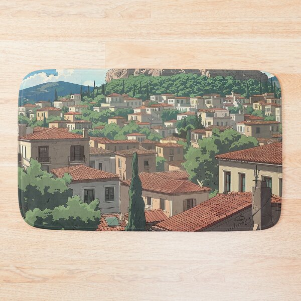 Item preview, Athens, city  | Anime style designed and sold by ComicsFactory.
