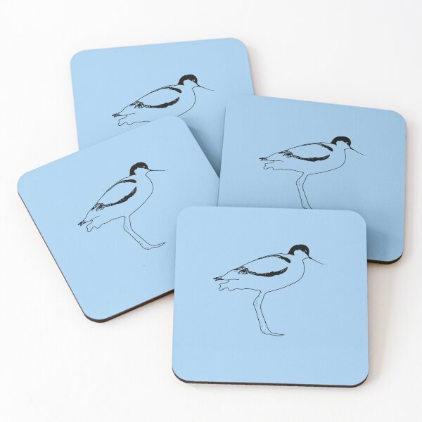 Item preview, Pied Avocet Black Design  designed and sold by designsasstultd.