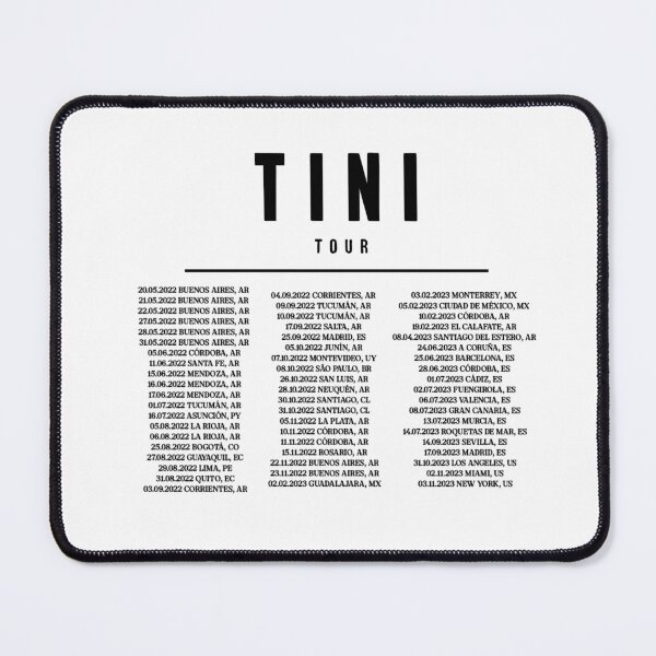 Item preview, tini stoessel - tour dates (black) designed and sold by tinispieterse.