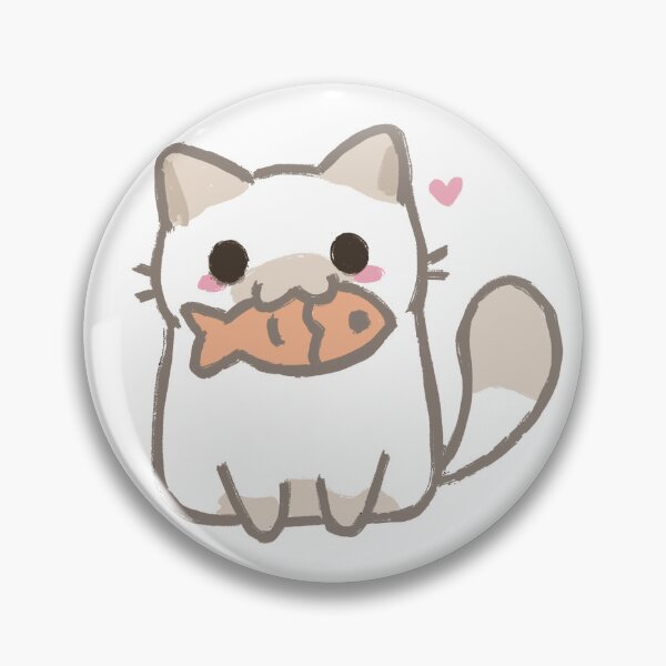 Item preview, Fish loving cat designed and sold by AriasMelody.