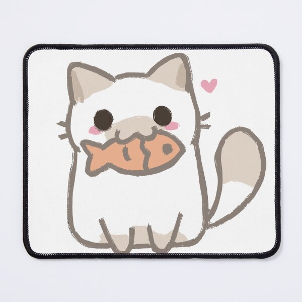 Item preview, Fish loving cat designed and sold by AriasMelody.