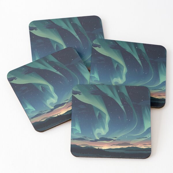 Item preview, Aurora borealis | Anime style designed and sold by ComicsFactory.
