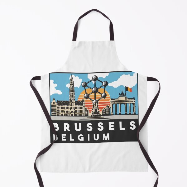 Item preview, Brussels Belgium Decal Sticker designed and sold by Decal Mania.