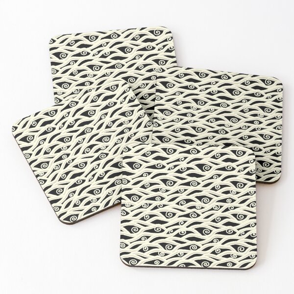 Item preview, Waves -ish - Black designed and sold by marialindemann.