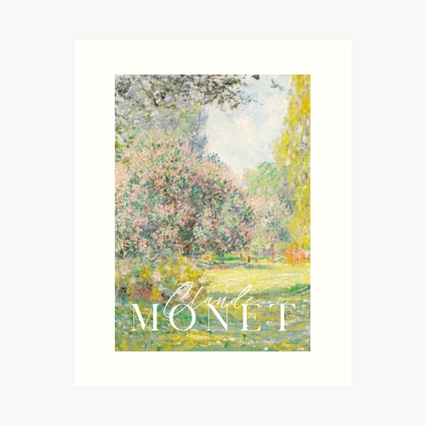 Item preview, Claude Monet, Sage Green, Old Painting, Classical art designed and sold by evermore-design.