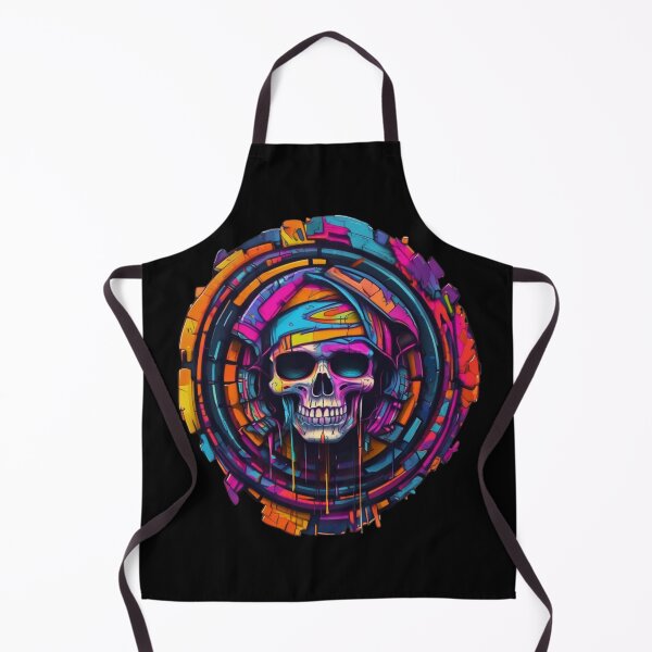 Item preview, Neon Skull Graffiti designed and sold by UNK-Fatigues.