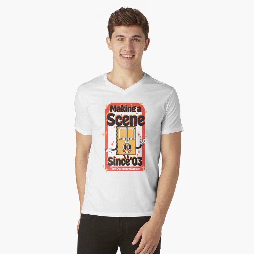 Item preview, V-Neck T-Shirt designed and sold by the404s.