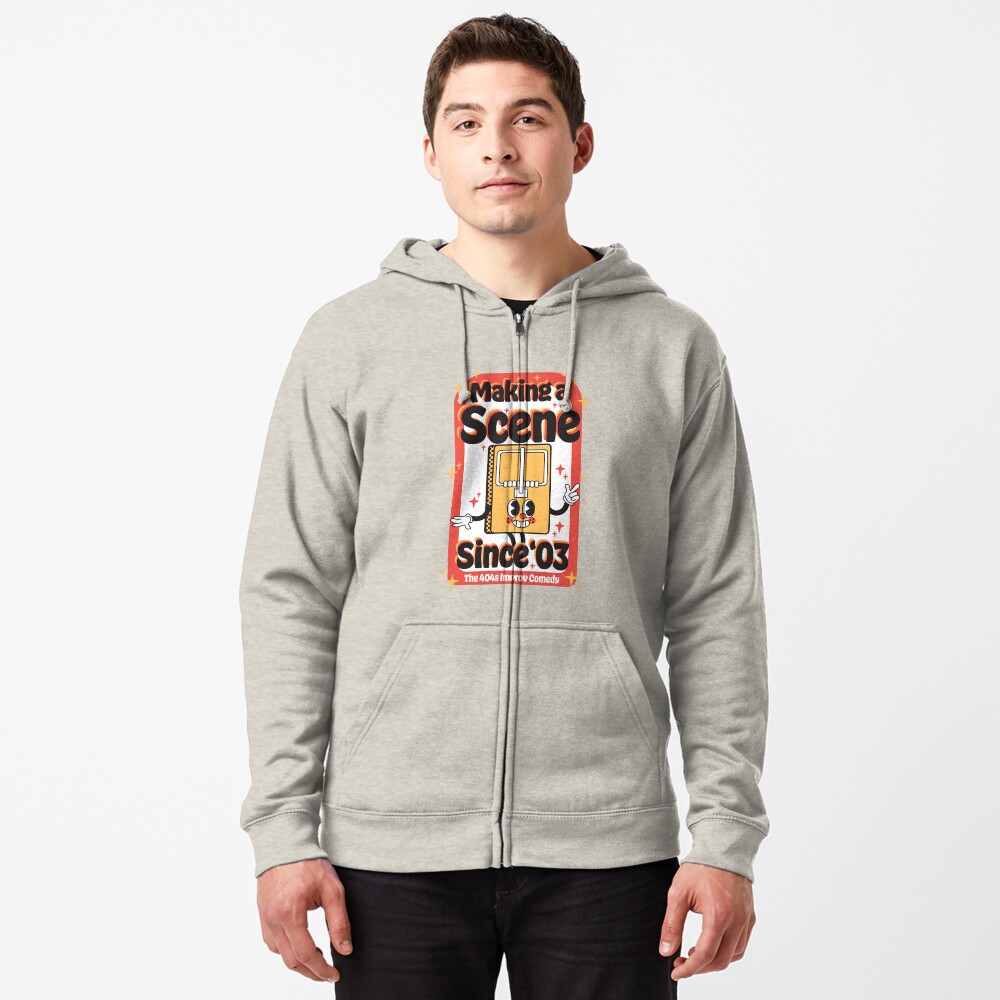 Item preview, Zipped Hoodie designed and sold by the404s.
