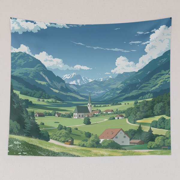 Item preview, Austria landscape | Anime style designed and sold by ComicsFactory.