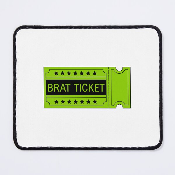 Item preview, brat ticket designed and sold by manuelbyvanessa.
