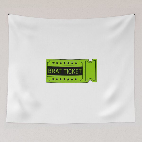 Item preview, brat ticket designed and sold by manuelbyvanessa.