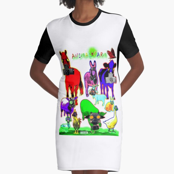 Vista previa del artículo con la obra «Granja de animales», diseñado y vendido por MetalElephant.