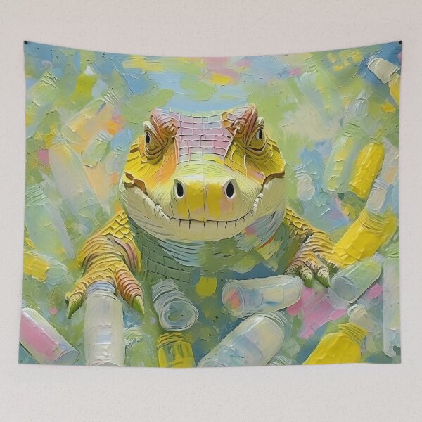 Item preview, Crocodile in a bottle sea designed and sold by hhh-art.