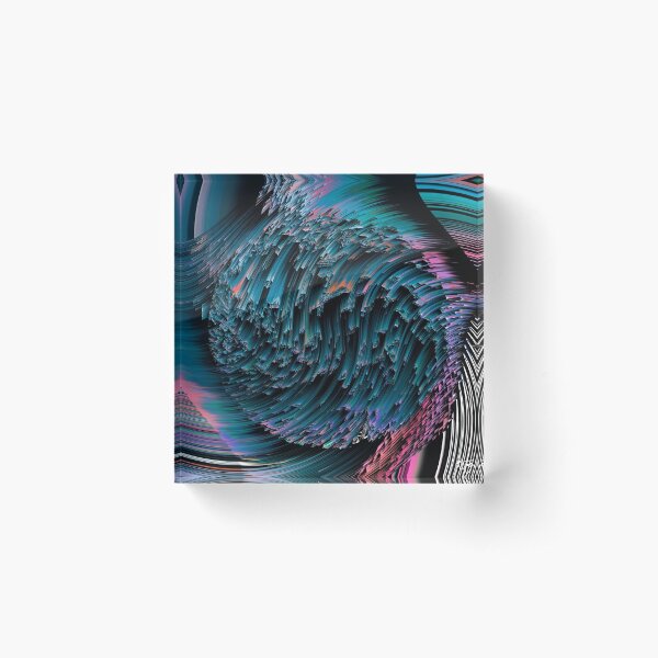 wavy (interlude) Acrylic Block