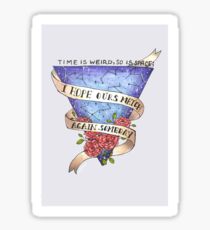 Time and Space Sticker