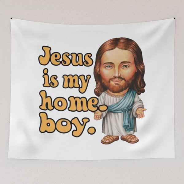 Item preview, JESUS IS MY HOMEBOY FUNNY  designed and sold by Obinne.