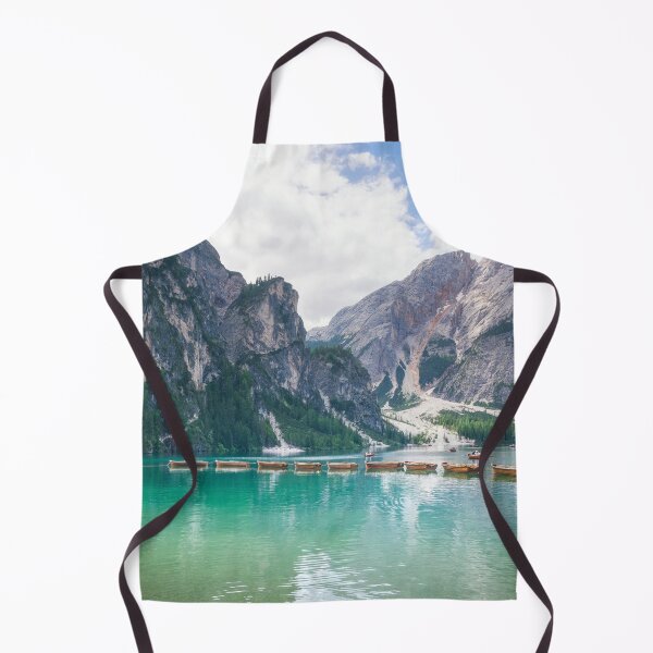 Item preview, Boats in Pragser Wildsee and Dolomites mountains, Italy. designed and sold by Stefano Orazzini.