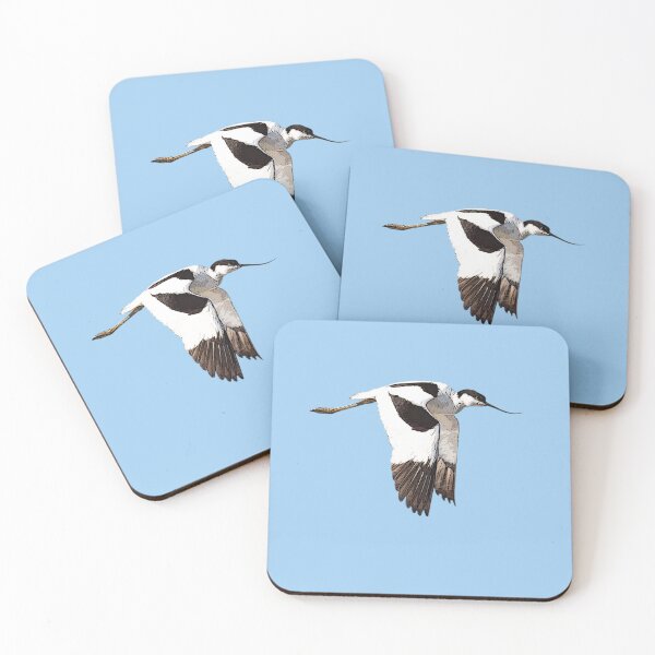 Item preview, Pied Avocet Flying Color Design  designed and sold by designsasstultd.