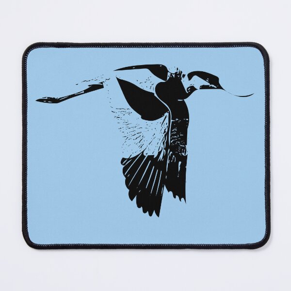 Item preview, Pied Avocet Flying Black Design  designed and sold by designsasstultd.