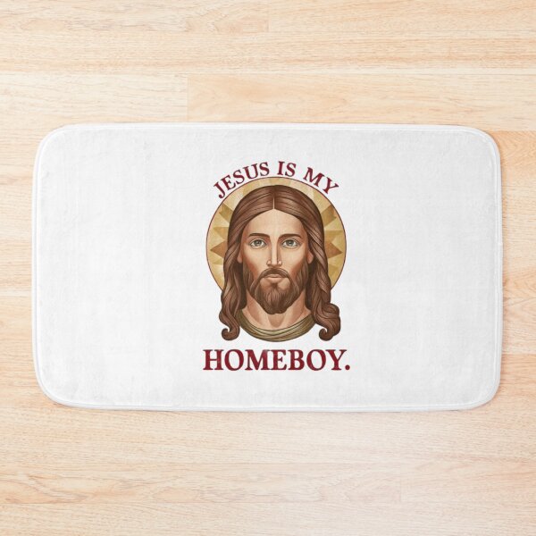Item preview, CUTE VINTAGE JESUS IS MY HOMEBOY QUOTE  designed and sold by Obinne.