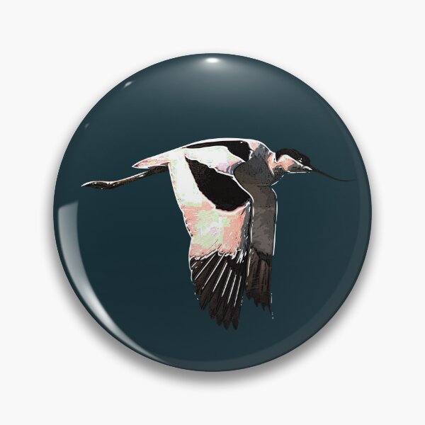 Item preview, Pied Avocet Flying White Alternate Design  designed and sold by designsasstultd.