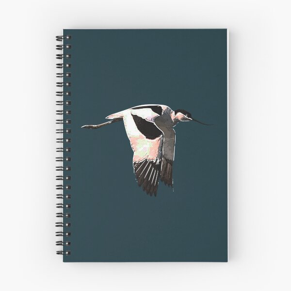 Item preview, Pied Avocet Flying White Alternate Design  designed and sold by designsasstultd.