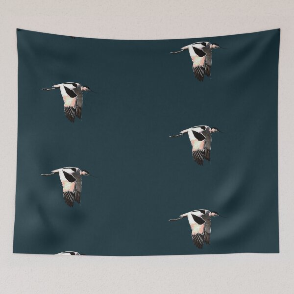 Item preview, Pied Avocet Flying White Alternate Design  designed and sold by designsasstultd.