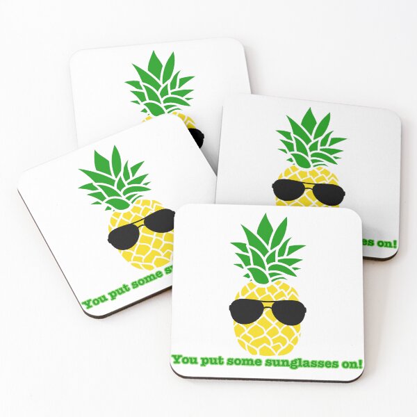 Item preview, You Put Some Sunglasses On! Psych Pineapple Lassiter designed and sold by StargirlsPop.