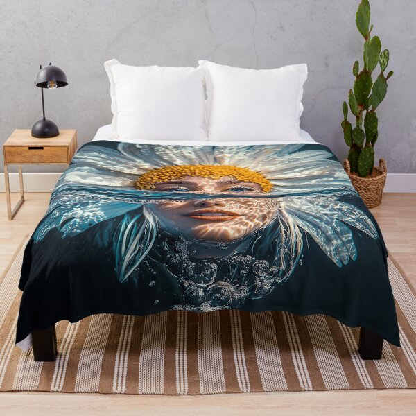 Item preview, "Floating Flower: Woman's Face Hybrid" designed and sold by MacroArtHub.