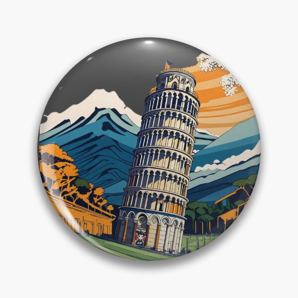 Item preview, Katsushika Hosukai Pisa Tower designed and sold by Jese345.