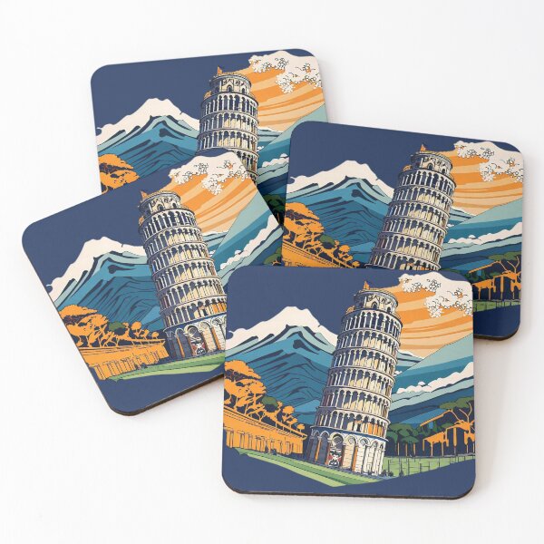 Item preview, Katsushika Hosukai Pisa Tower designed and sold by Jese345.