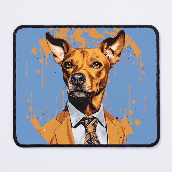 Item preview, Caramel Mutt Dog Wearing a Suit designed and sold by Animalistawear.