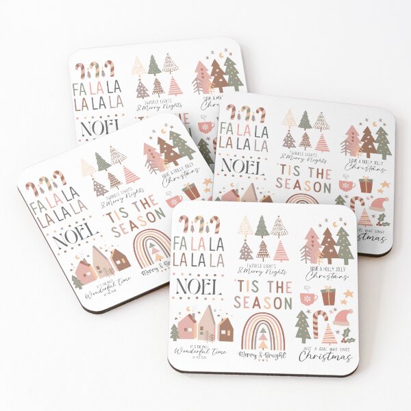 Item preview, Cute Boho Christmas design with festive sayings  designed and sold by Inktown.