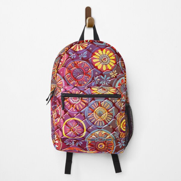 Item preview, Retro Flower and Snakeskin Overlay Pattern designed and sold by SportyAndArtful.
