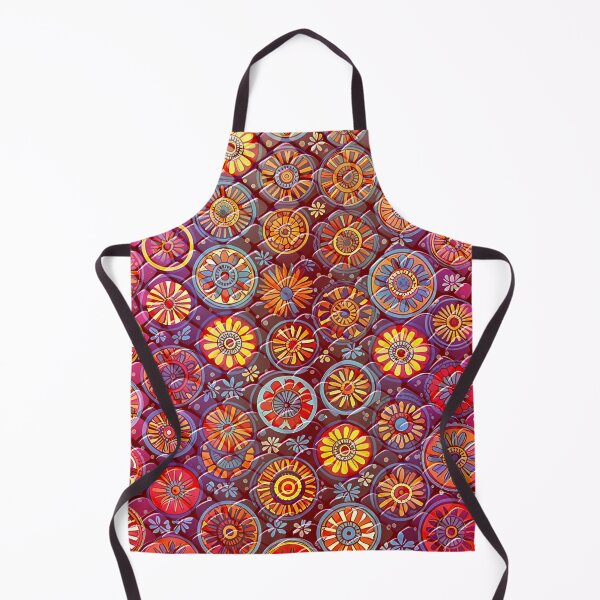 Item preview, Retro Flower and Snakeskin Overlay Pattern designed and sold by SportyAndArtful.