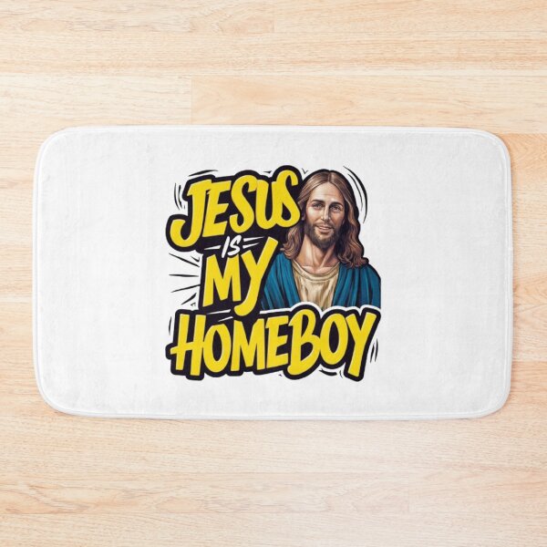 Item preview,  JESUS IS MY HOMEBOY FUNNY CHRISTIAN SAYING  designed and sold by Obinne.