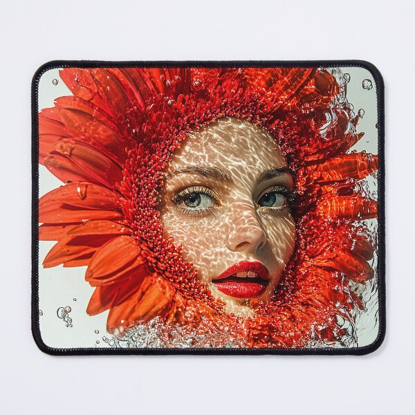 Item preview, "Ethereal Flower-Woman" designed and sold by MacroArtHub.