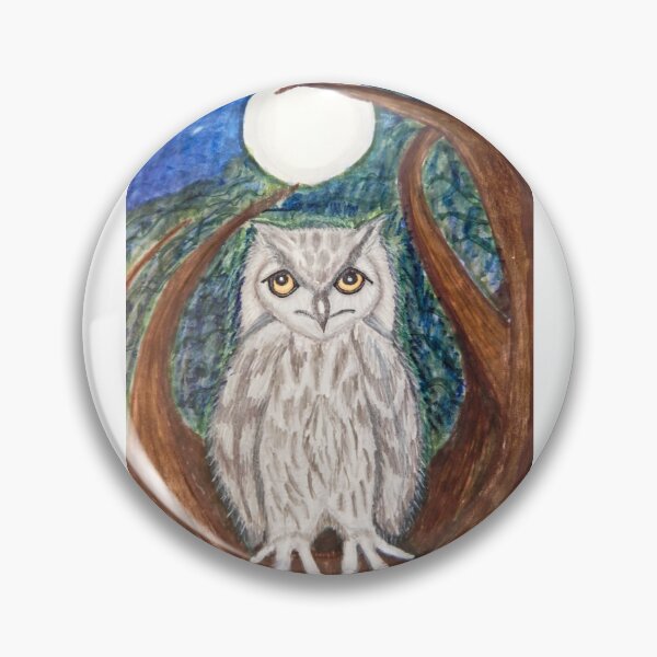 Item preview, White Owl in the Moonlight. designed and sold by Valeriepepper.