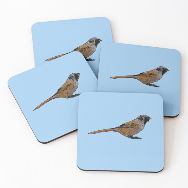 Item preview, Bearded Reedling Black Alternate Design  designed and sold by designsasstultd.