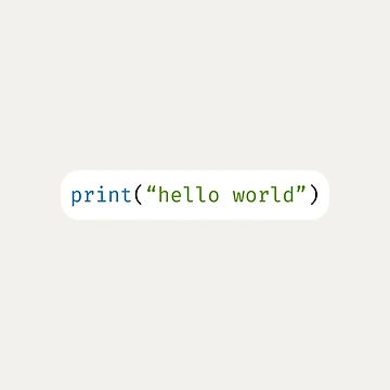 Artwork thumbnail, Python Hello World by KevIn2D