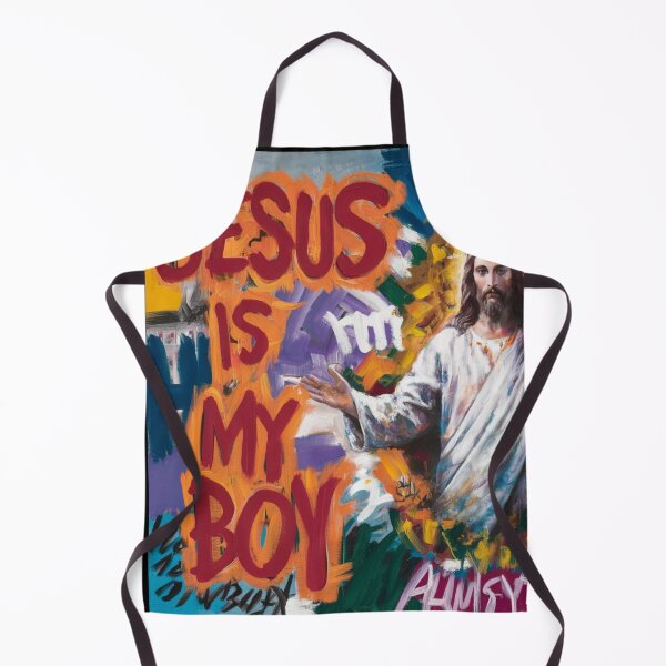 Item preview, FUNNY JESUS IS MY HOMEBOY PAINTING designed and sold by Obinne.