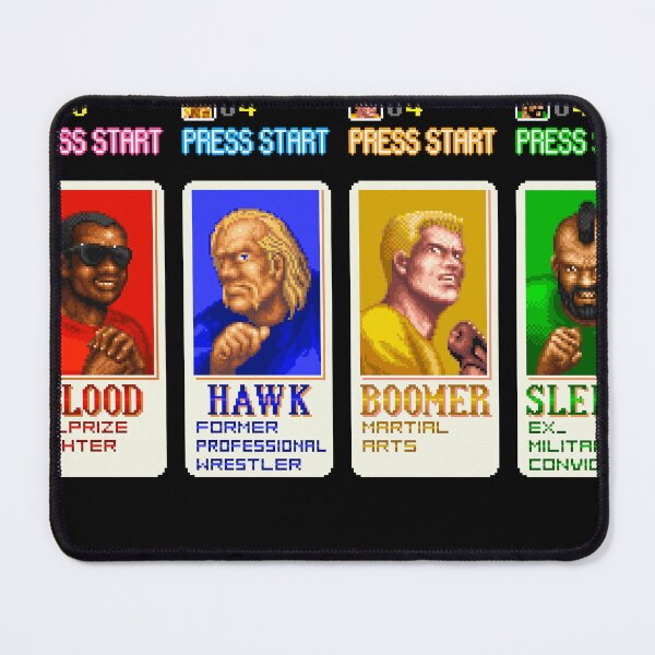 Item preview, Vendetta arcade game character select screen designed and sold by K-M-R-CREATIONS.